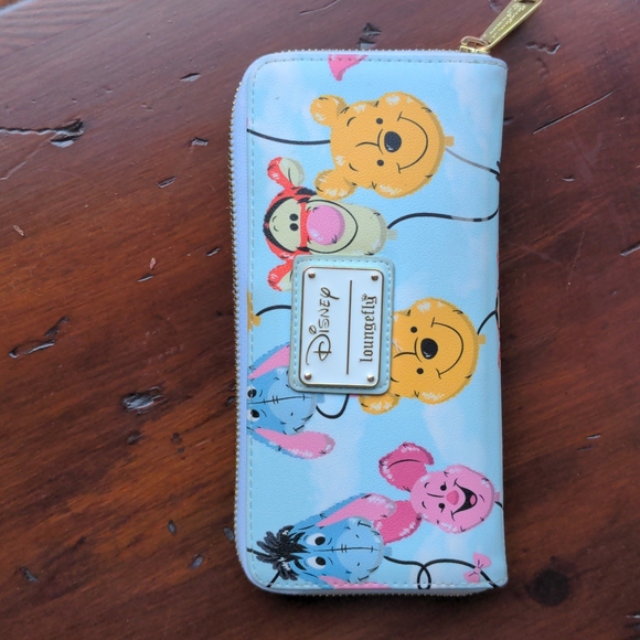 Disney Handbags - Loungefly Winnie the Pooh& Friends Balloons Wallet